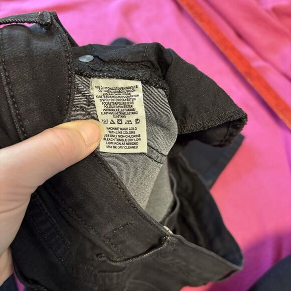 Free People Skinny Jeans Womens Size 29 Black Denim Mid Rise - Picture 7 of 7